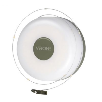 Lampka kempingowa z girlandą 8m 80/200lm 2000mAh 3000K biała ciepła ORNO  (LA-10)